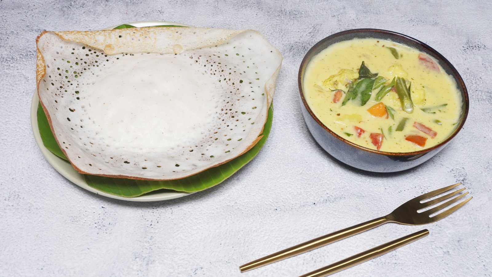 Veg Istew With Appam, The Kerala Table
